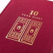 Midori 10 Years Diary - Dark Read
