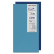 Traveler's Notebooks Weekly+Memo Refill 2024, Regular Size