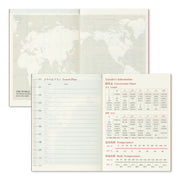 Traveler's Notebook 2025 Monthly Planner , Passport Size