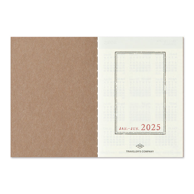 Traveler's Notebook  2025 Weekly Planner, Passport Size