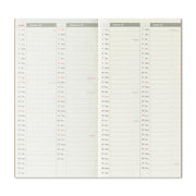 TRAVELER'S notebook Refill 2026 Weekly + Memo