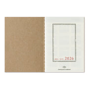 TRAVELER'S notebook Passport Size Refill 2026 Weekly