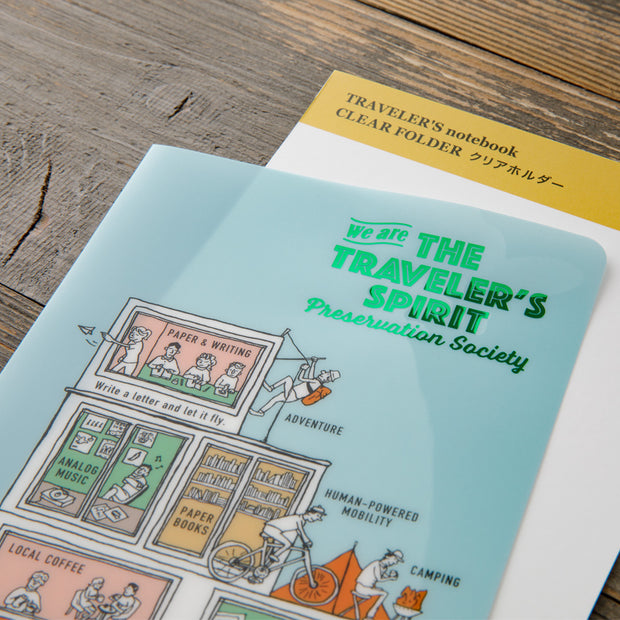 TRAVELER'S notebook Clear Folder 2026, Regular Size