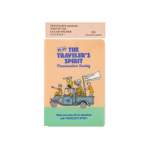 TRAVELER'S notebook Clear Folder 2026, Passport Size