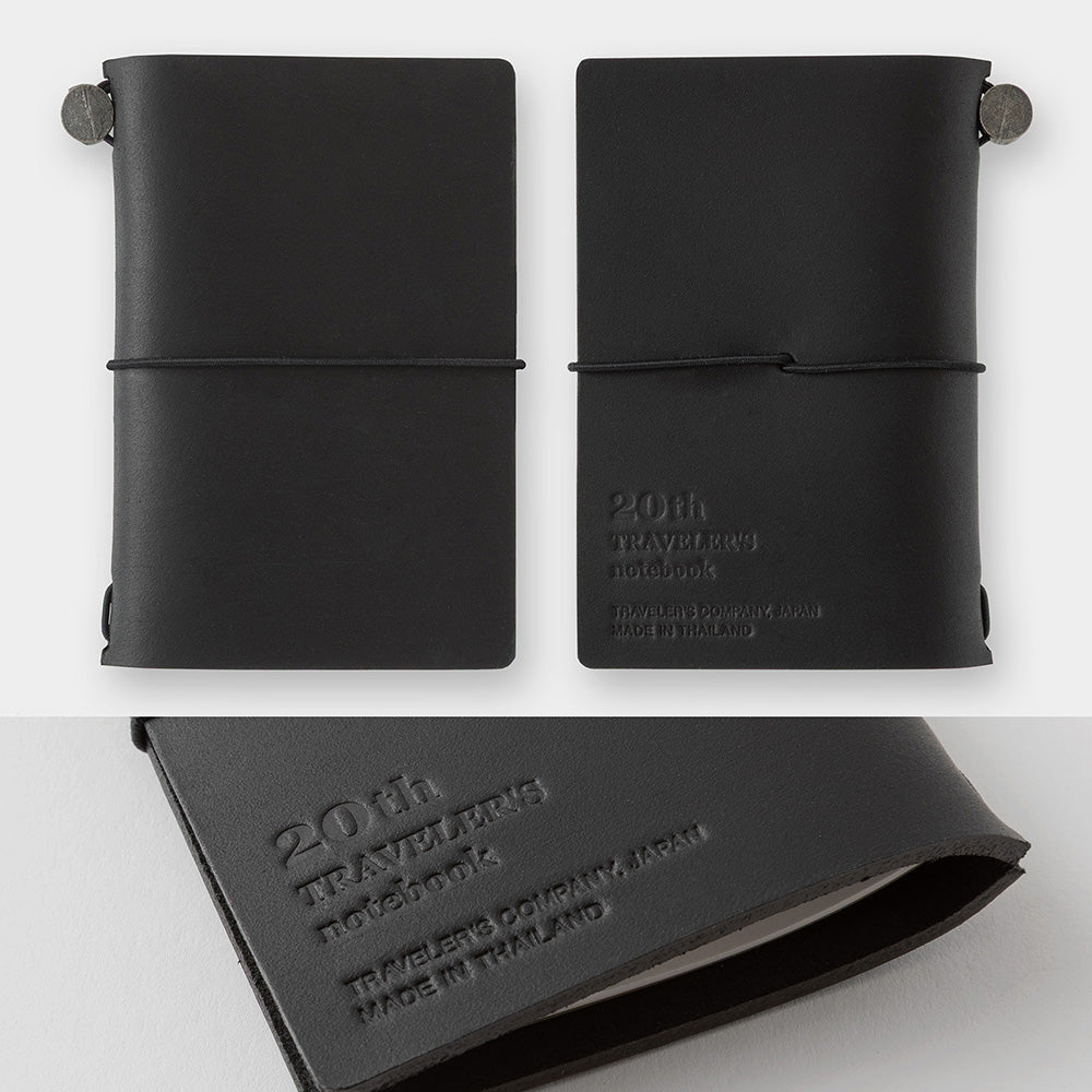 Traveler's notebook Card Size 20th Anniversary Set - Black