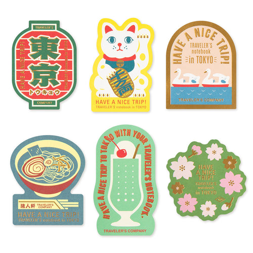 Traveler's Notebook Sticker Set, Tokyo Limited Edition