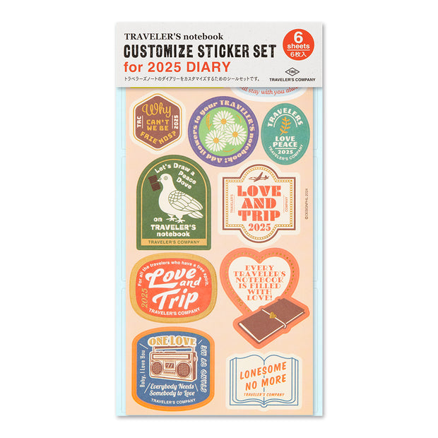 Traveler's Notebook 2025 Sticker Set