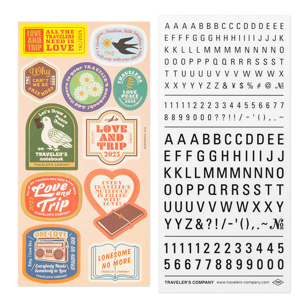 Traveler's Notebook 2025 Sticker Set