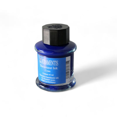 De Atramentis Fountain Pen Document Ink, 45 ml. - Cyan