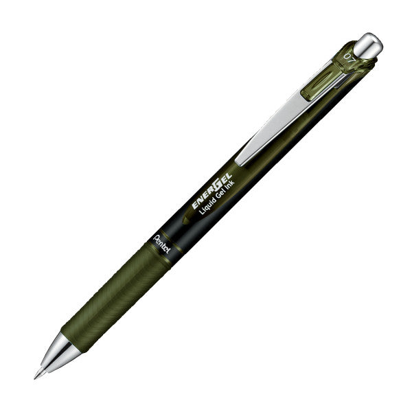 Pentel EnerGel Gel Roller, Olive-Black - 0.7 mm