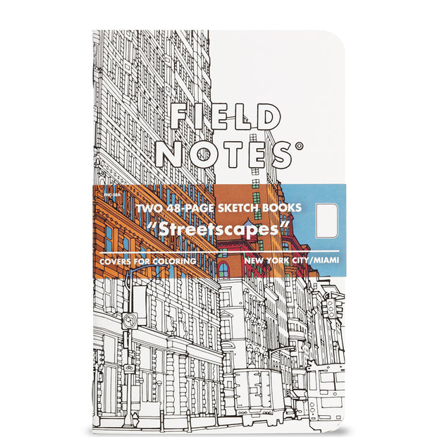 Field Notes Streetscapes, New York + Miami, Sketchbook, Pack of 2