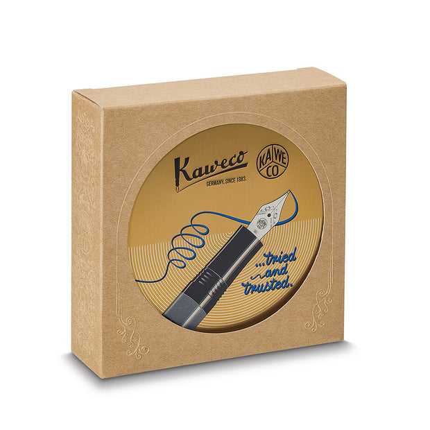 Kaweco Piston Sport AL Fountain Pen, Black - B (Broad)