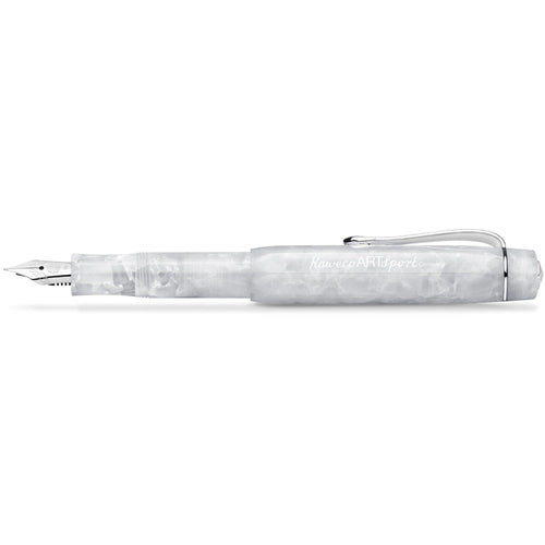 Kaweco ART Sport Fountain Pen, Mineral White - M ( Medium)