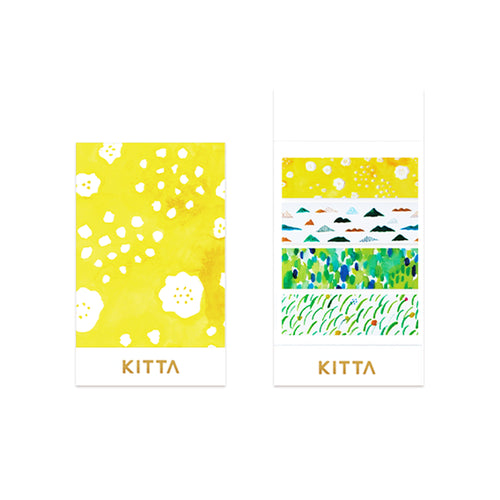 King Jim Kitta Pre-cut Washi Tape - Mountain Belt