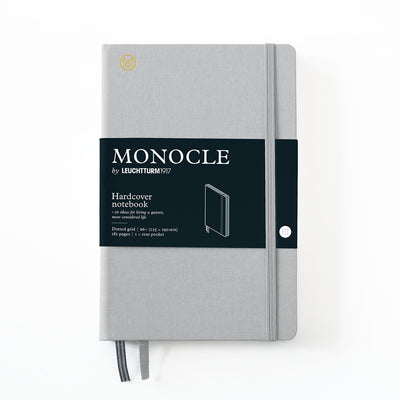 Leuchtturm Monocle Hardcover B6+ Notebook Dot-Grid - Light Grey