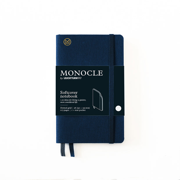 Leuchtturm Monocle Softcover A6 Notebook Dot-Grid - Navy