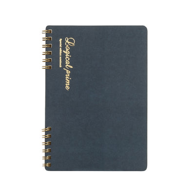 Logical Prime W Ring Notebook A5, Blue - 6mm Lined