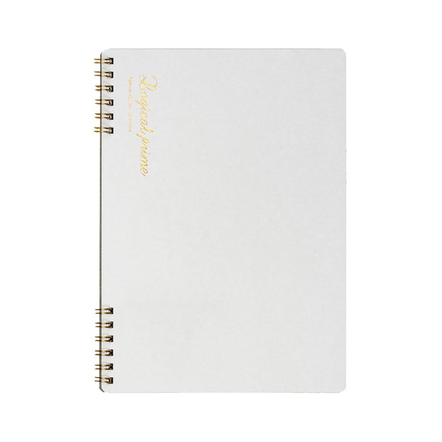 Logical Prime W Ring Notebook A5, White - Blank