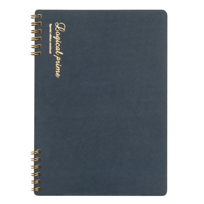 Logical Prime W Ring Notebook B5, Blue - 6mm Lined