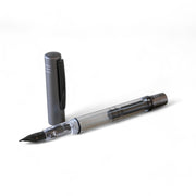 Monteverde MP1 Lock-it Piston Fountain Pen, Coal Grey - EF (Extra Fine)