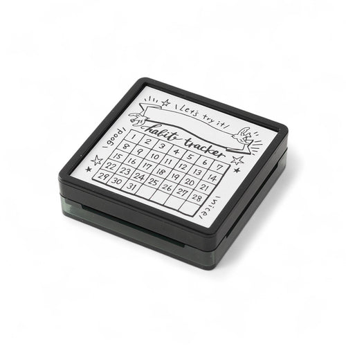 Midori Pre-inked Stamp - Habit Tracker