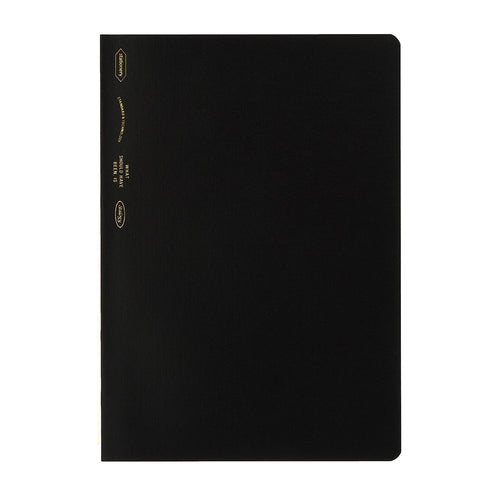 Stalogy 1/2 year Notebook, A5 , Black - Grid