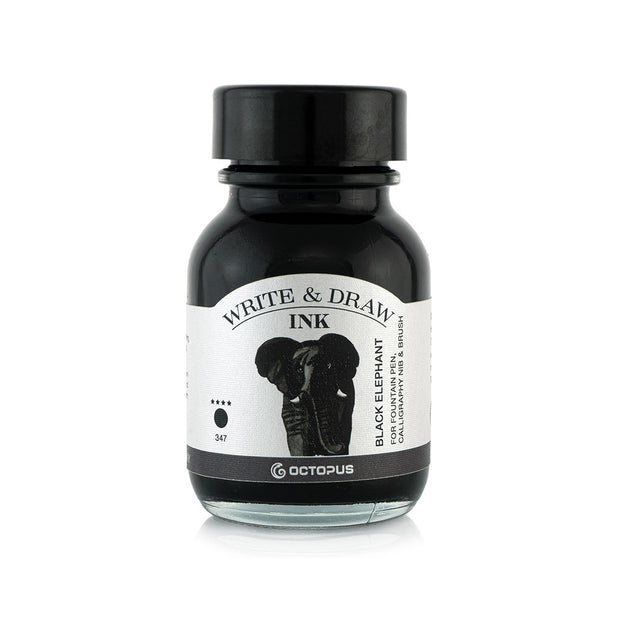 Octopus Write and Draw Ink, 50ml - Black Elephant