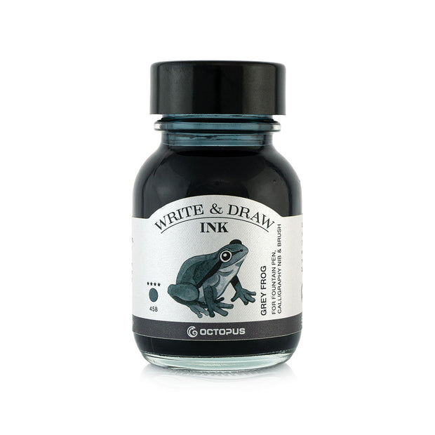 Octopus Write and Draw Ink, 50ml. - Grey Frog