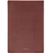 Pineider Milano Notebook, Medium - Red Wine