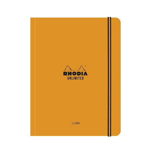 Rhodia Unlimited Notebook A5+, Lined - Orange