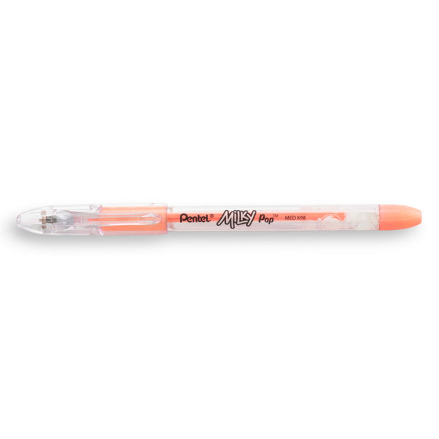 Pentel Milky Pop Pastel Gel Pen 0.8mm - Orange