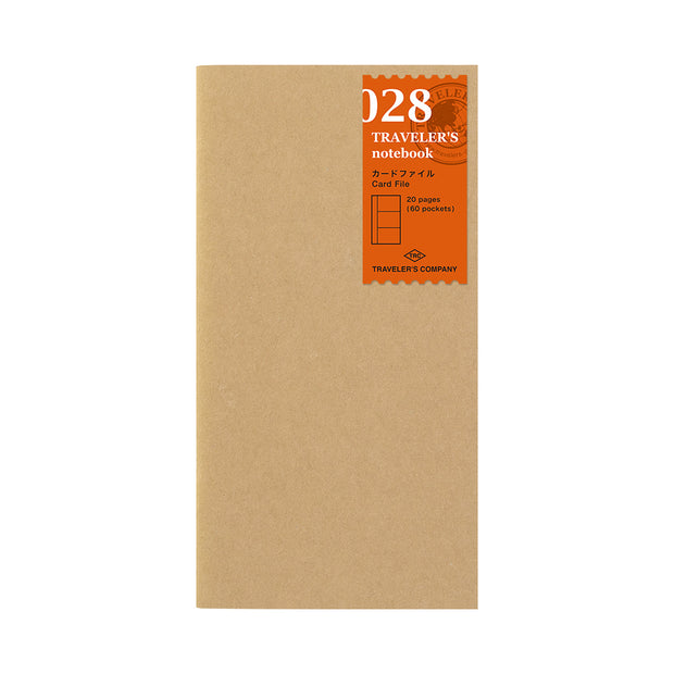 Traveler´s Notebook Refill 028 Card File for Regular Size