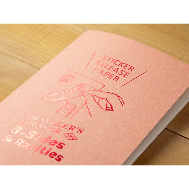 Traveler's Notebook B-Sides & Rarities Sticker Release Paper Refill for Regular Size