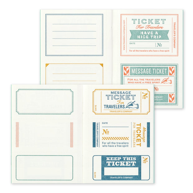 Traveler's Notebook B-Sides & Rarities Message Card Refill for Passport Size