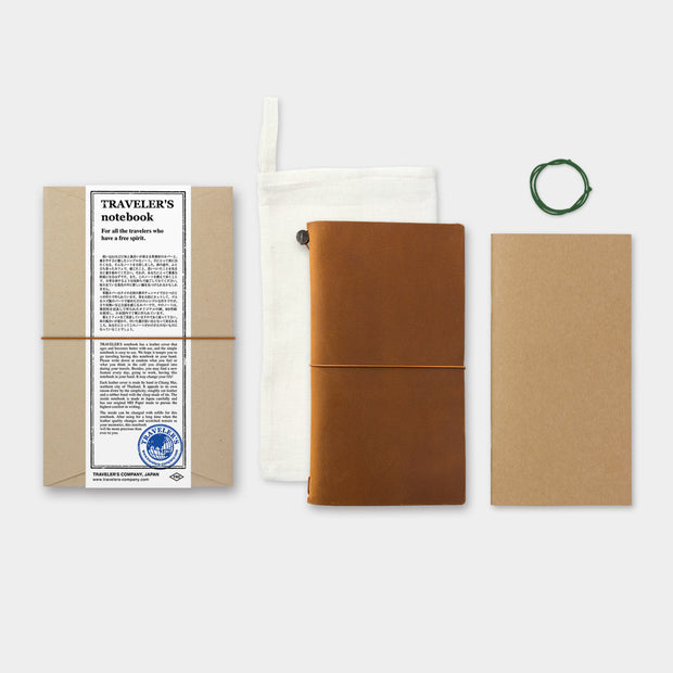 Traveler´s Notebook Starter Kit Regular Size, Camel - noteworthy