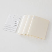 Midori MD Notebook Light A6  (Set of 3) - Grid