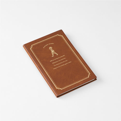 Midori 24 Hour Journal, Brown - noteworthy