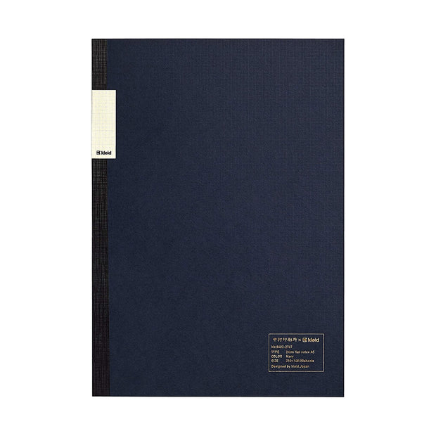Kleid A5 2 mm Grid Foolscap Notebook - Navy Blue