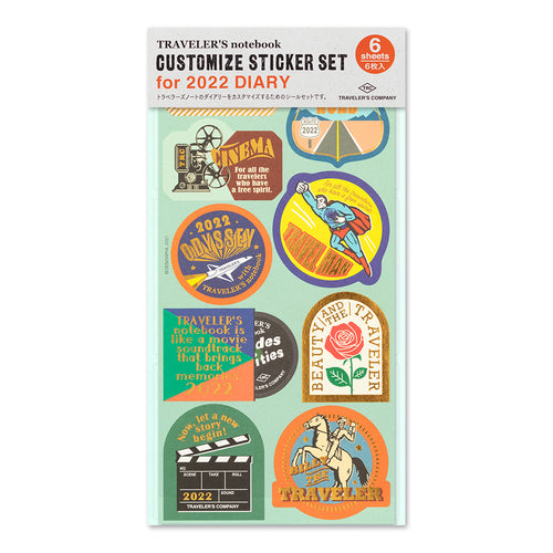 Traveler's Notebook 2022 Sticker Set