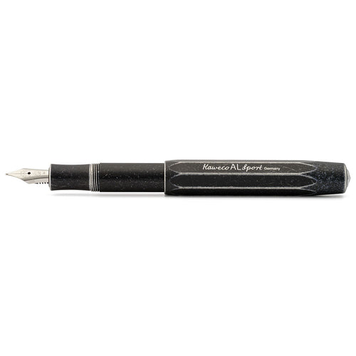 Kaweco AL Sport Stonewashed Fountain Pen Black - noteworthy