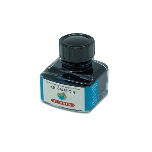 J. Herbin Bleu Calanque (Cove Blue) Ink Bottle - 30ml