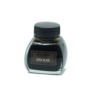 Platinum Classic Ink, Fountain Pen Ink Bottle, Sepia Black - 60ml