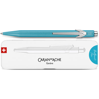 Boîte de 10 Porte-Mines 849™ COLORMAT-X Turquoise 0.7HB | Caran d'Ache FR Boîte de 10 Porte-Mines 849™ COLORMAT-X Turquoise 0.7HB | Caran d'Ache FR