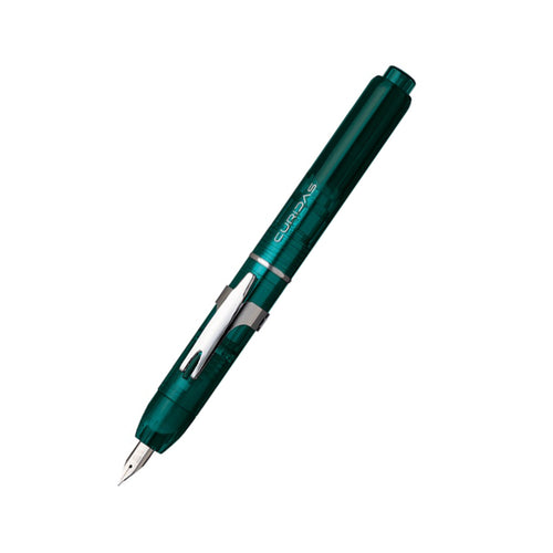 Platinum Curidas Fountain Pen, Urban Green - F (Fine)