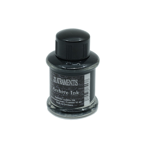 De Atramentis Fountain Pen Archive Ink, 45ml - Black