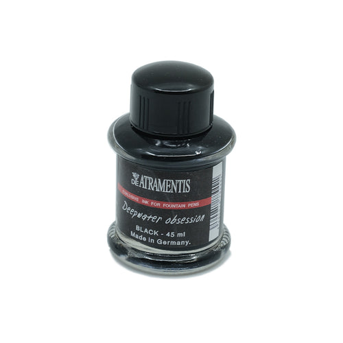 De Atramentis Fountain Pen Ink, Black Edition, Black - 45ml