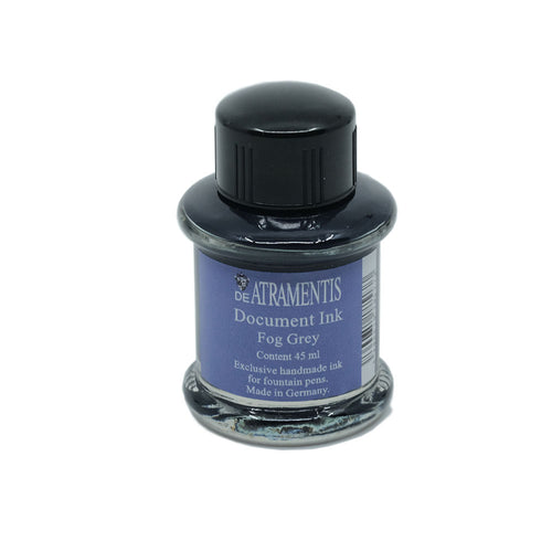 De Atramentis Fountain Pen Document Ink, 45 ml - Fog Grey