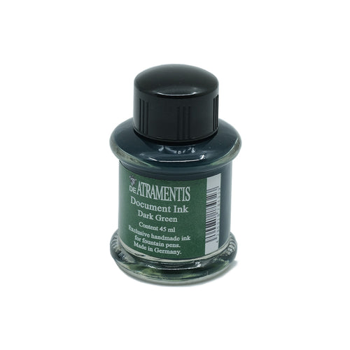 De Atramentis Fountain Pen Document Ink, Dark Green - 45ml