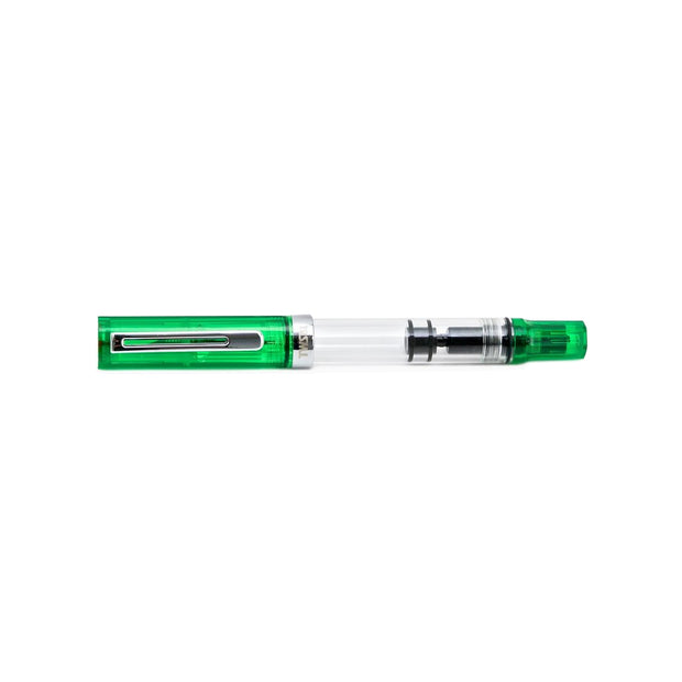 TWSBI Eco Transparent Green Fountain Pen - EF (Extra Fine Nib)