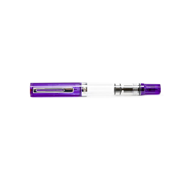 TWSBI Eco Transparent Purple Fountain Pen - F (Fine Nib)